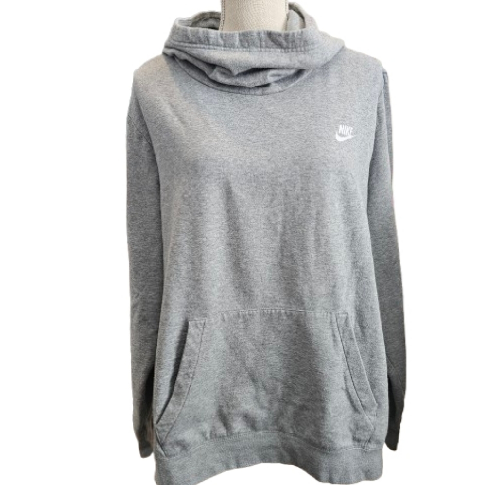 Nike Heather Gray Pullover Hoodie